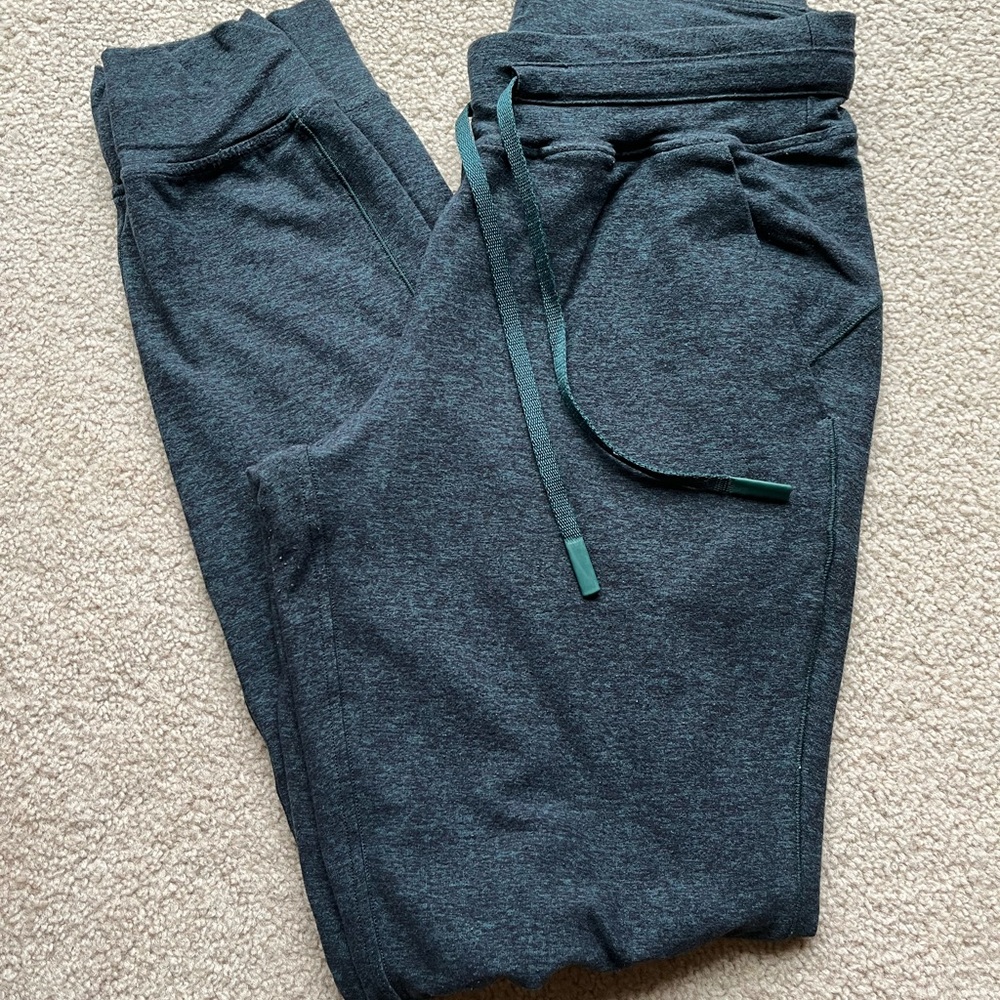 Lululemon Heathered Teal Joggers